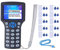 Handheld RFID Writer, Black NFC RFID Card Reader, 2.8inch HD Full Color Screen, NFC RFID Card Copier Reader Writer, Access Card Duplicator (10 UID Buckles 10 UID Cards)