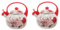 Zerodeko 2pcs Teapot for Stovetop Enamel Kettle Multiuse Water Kettle Tea Stovetop Gas Induction Vintage Look