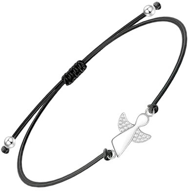 Konfirmation Geschenk,Schutzengel Armband,Mädchen Geschenke,für Firmung,Zur Armbänder Damen,Engel Kinder Bracelet Communion,Geburtstag Geldgeschenk,Dame für Weihnachts Gastgeschenke,Weihnachten Angel