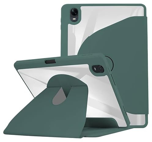 Custodia per tablet Custodia Compatibile con OPPO Realme Pad Mini 8.7,360° Supporto Rotante Smart Tablet Cover, Guscio Posteriore Rigido Compatible with PC Custodia Sottile Custodia Rigida Custodia Fo