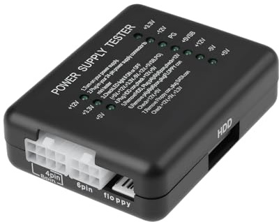 Create idea ATX Netzteil Tester für Test 4PIN 6PIN8PIN 20PIN 24PIN HDD Power Interface SATA Power