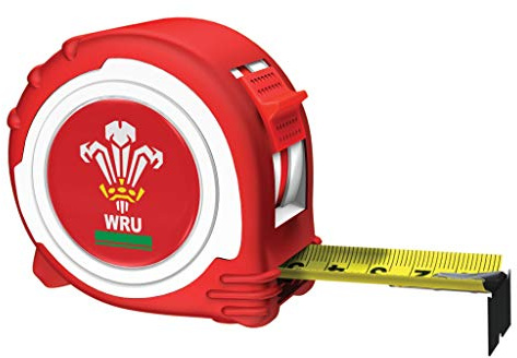 Advent | Official Welsh Rugby Tape Measure | 5m/16ft x 25 mm | ATM4-5025WRFU