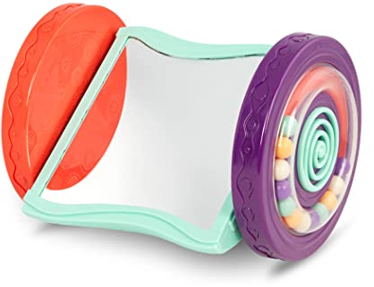 B. toys Babyspielzeug – Rollender Spiegel – Krabbel Spielzeug und in Bauchlage spielen, Baby Spielzeug ab 0 Monate, PVC- und Phalatfrei