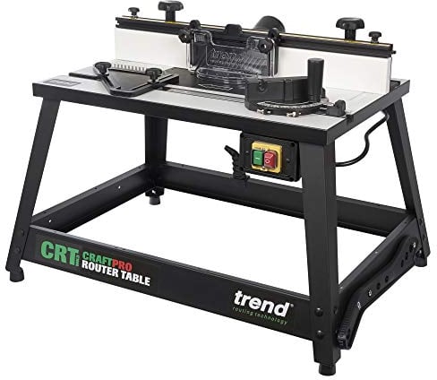 Trend Portable Benchtop Router Table with Robust Construction for Workshop & Site Use, 240V, CRT/MK3
