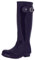 Polar Boot Donna Tall Letame Fibbia Cane A Piedi La Neve Pioggia Impermeabile Wellington Stivali - Viola Scuro Lucidare - UK5/EU38 - BL0302