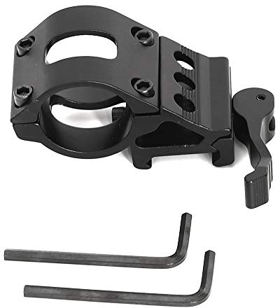 Tactical Flashlight Mount Quick Release Picatinnly Offset Mount Tactical 45 Degree 1 Offset Picatinny Rail Mount