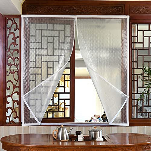 Kit De Aislamiento De Ventana,Protección contra el frío,Película Aislante Para Ventanas,Lámina De Plástico De Aislamiento Térmico A Prueba De Frío,Personalizable (W*H:90x120cm/36X47in)
