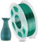 ANYCUBIC Silk PLA Filament, Dual Color PLA Silk Filament 1,75mm, 360° Farbwechsel 3D Drucker Filament, Seidentexturen Prächtige Farbe 1KG Schwarz Grün