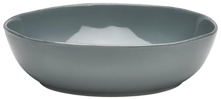 Van Well | URBAN Salatschale 29,5 cm grau - Steinzeug große Schüssel für Obst Gemüse und zum Servieren, große Bowl