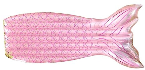 Yardwe Tapis De Piscine Gonflable Flottant en Forme De Queue De Poisson pour Garçons Filles Et Adultes Accessoires De Photographie