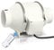 Dibaful 4 Inch 40W White Duct Extractor Fan With Remote Control, Bathroom Extractor Fan Inline Ventilation Exhaust Fan for Duct Connection Grow Room Hydroponics Basements 3D Printer