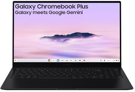 Samsung Galaxy Chromebook Plus Gemini AI Laptop, i3 Processor, Built in Gemini Quick Insert Key, 8GB Memory RAM 256GB Storage, Neptune Blue