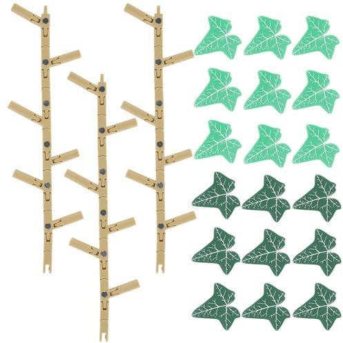 3Pcs Ivy Fridge Magnets with Articulating Stems Artificial Ivy Vines Refrigerator Magnets Decorative Plant Magnets Multifunctional Climbing Fridge Ivy Magnet for Fridge