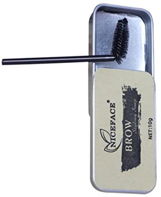 1 Juego Jabón Para Cejas Tinte De Pestañas Falso Laminación Moldeadores Sombra Women Paleta Brillantina Aseo Tinte De Cejas Equipo Teñir Lápiz De Cejas Marrón Oscuro Textura De Gel minkissy