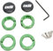 ODI Griffe Accessories Klemmringe für Lock-On System, Grün, 7 mm, D70LJN