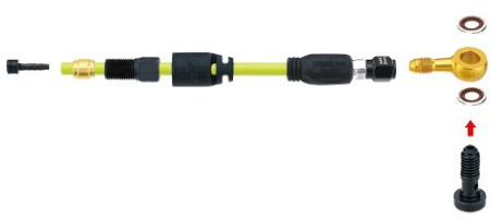 Jagwire Anschluss-Set Pro Quick-Fit für hydraulische Bremsen, MTB