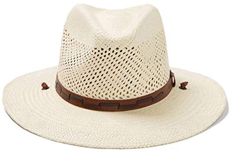 Stetson Men's Stentson Airway Vented Panama Straw Hat, Natural, XX-Large