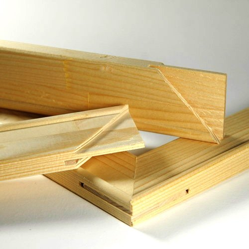 arthof Keilrahmenleisten Set zum Selbstbau DIY Keilrahmen Bausatz 60 x 120 (120 x 60 cm)