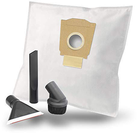 MisterVac | 10 Staubsaugerbeutel + Düsenset kompatibel mit Siemens Super 911L electronic,VS91153 FD7007