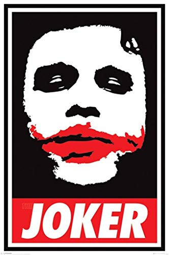 Batman Obey The Joker Poster schwarz (61x91.5cm). Offiziell lizenziert
