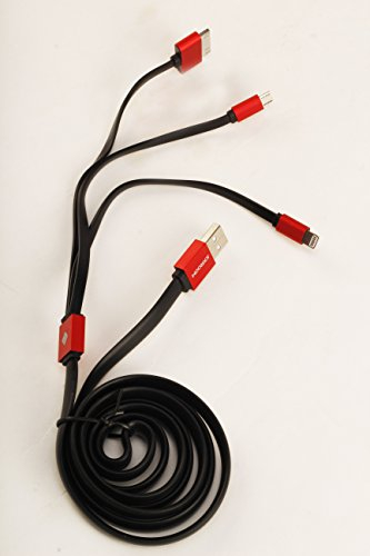 Joyroom Multifunktionales 3-in-1-USB-Ladekabel für iPhone 4/4S/iPhone 5/5S/iPhone 6/iPad/Android