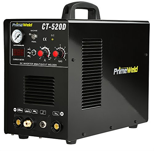 Primeweld Ct520d 50 Amps Plasma Cutter, 200 Amps Tig Welder and 200 Amps Stick Welder Combo by PRIMEWELD