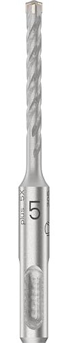 Bosch 10x PRO SDS plus-5X Hammerbohrer (für Stahlbeton, Beton, Ø 5,00 mm, Professional Zubehör Bohrhammer)