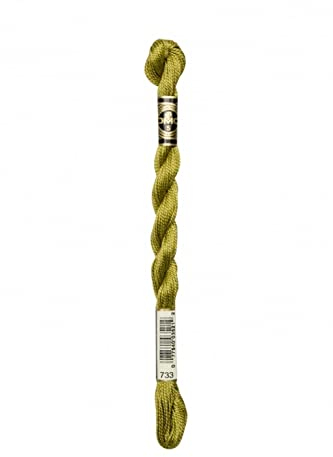 DMC Baumwoll-Perlgarn Größe 3 733 – pro Stück.