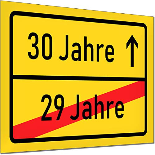 KAVARO 30 Geburtstag Geschenk oder Deko - Geschenke zum 30. Geburtstag Männer und Frauen