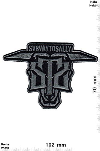SigitasTrading Subway To Sally Logo Folk Metal Aufnäher Besticktes Patch zum Aufbügeln Applique