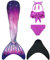 shepretty meerjungfrauenflosse mädchen Neuer Mermaid Tail Badeanzug für Erwachsene und Kinder,JCKA17+74xiao-150
