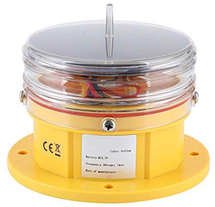 Reminnbor Solar Power Seitenlicht IP68 Wasserdichte LED Schiff Marine Dock Barge Sicherheit Beacon 360 ° Beleuchtung
