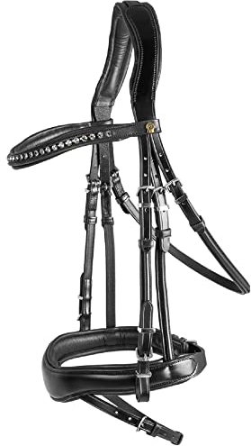 WALDHAUSEN Waldhausen S-Line Trensenzaum Graziosa, WB, schwarz