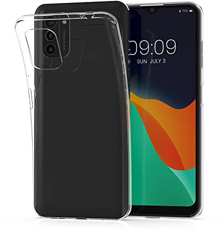 kwmobile Hülle kompatibel mit Nokia G21 / G11 - Silikon Handyhülle transparent - Handy Case in Transparent