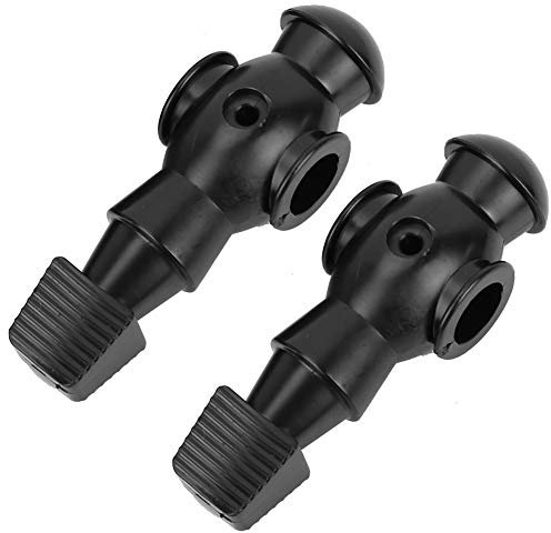 CHICIRIS 2 PCS Tischfußball Männer, Tischkicker Ersatzspieler Ersatzpuppen Tischfußballspieler mit glatter Oberfläche für Indoor-Spiele (Schwarz)