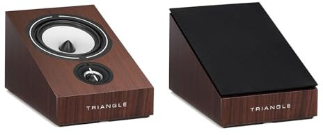 Triangle - BOREA BRA1 - Enceinte d'Effets 3D Home-Cinéma - Compatible Atmos/DTS: X/Auro 3D – Polyvalence Atmos & Surround - Rendement 89 DB/W/m - 206 x 180 x 300 mm - Noyer (Paire)