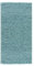 Mynes Home Shaggy Teppich Hochflor Türkis 30 mm/Langflor Teppiche Einfarbiges Uni Design/Teppichläufer / 70x140 cm