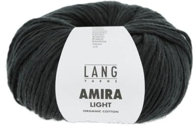 Lang Yarns - Amira Light 0004 schwarz 50 g