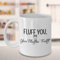 Kaffeebecher Fluff You, You Fluffin' Fluff - Unhöfliche Katze - Oder Tee | Katze| Geschenk Tasse Einfache ​Kaffee Tasse Retro Keramik Tasse 330 Ml