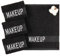 American Soft Linen Make-up-Waschlappen, 100% Baumwolle, 4 Stück, Entfernertücher für Gesicht, 12 x 12 Waschlappen, Schwarz