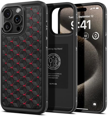 Spigen Cryo Armor Case Compatible with iPhone 15 Pro Max - Cryo Red