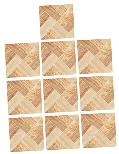 Housoutil 10stücke Selbstklebende Fliesenaufkleber Klebeflicken Für Wand Und Boden Wasserfeste Hintergrundflicken Rutschfeste Bodenaufkleber Geeignet Für Büro Zuhause Badezimmer Küche