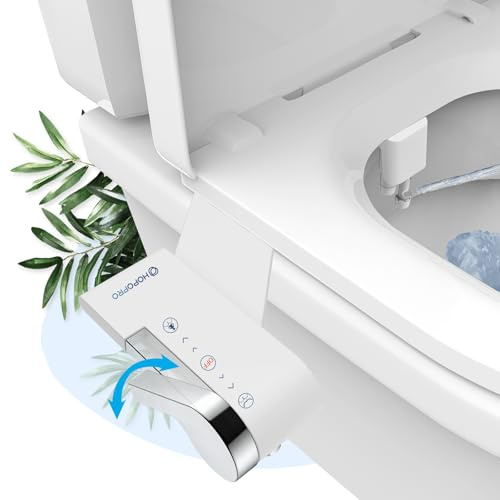 Bidet Attachment for Toilet, Non-Electric Bidet Ultra-Slim Dual Nozzle