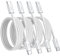LISEN 60W iPhone 15 Pro Ladekabel [4er Pack USB C Kabel, 1M 1M 2M 2M] für iPhone 15 Pro Max Plus, Samsung Galaxy S23, iPad, Tab, Mi, Huawei, OnePlus