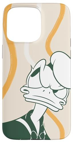 Disney Donald Duck Retro Vintage Glare & Lines Muster Hülle für iPhone 15 Pro Max