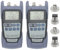 PATIKIL 2pcs 650nm Fiber Optical Tester, Optical Power Meter Built-in 10MW Visual Fault Locator Fiber Light Meter with 2.5mm SC FC Connector Test Equipment for Network Testing Tools