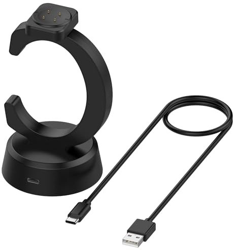 Ladestation Kompatibel für Google Pixel Watch 3/Pixel Watch 2 Ladegerät, USB Kabel Type C Ersatzkabel für Fitbit Versa 4/Versa 3/Sense 2/Sense/Ace LTE Ladestation Smartwatch Zubehör