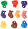 Klettergriffe Kinder mit Befestigungsmaterial, Outdoor Indoor Klettersteine bunt für Kletterwand, Kids Bouldersteine Set für Spielturm, 10 Stück SEVICO