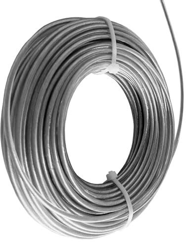 DY.2ten Filo per Decespugliatore 2,4 mm x 15 m, Filo di Acciaio per Falciatura, Linea Tagliaerba Strimmer Linee per Un Taglio Preciso e Professionale, per Parco, Giardino, Cortile, Camp.
