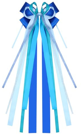 ChauLanBow Schleife für Schultüte, Zuckertüten Schultütenschleife, Schultüte Schleife Zuckertütenschleife, Schultütenschleife Schultüte, Schultütenschleife Blau für Schulanfang Deko